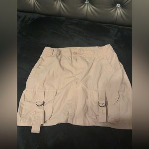 Cargo mini skirt